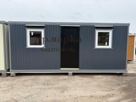 Металлическая бытовка 5,85х2,40х2,40м Распашонка без перегородок